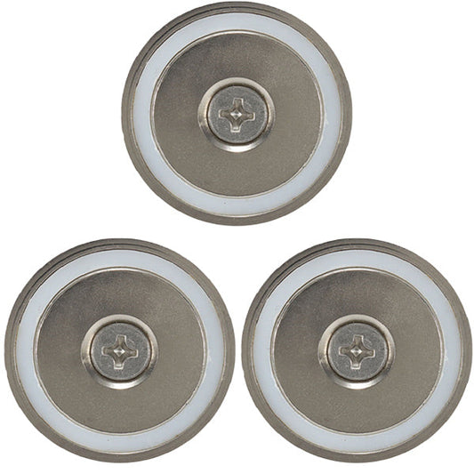 3 pot Fishing magnets with 115KG Pull Force all face fronting