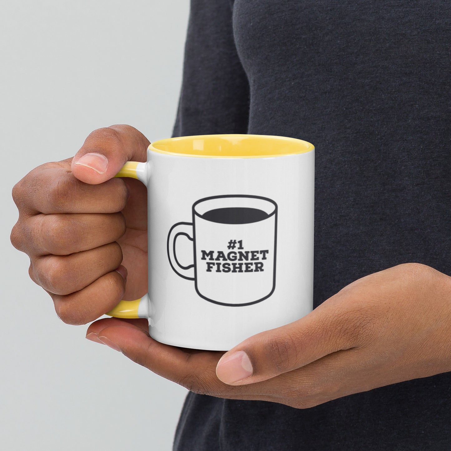 Mug with Colour Inside #1 Magnet Fisher